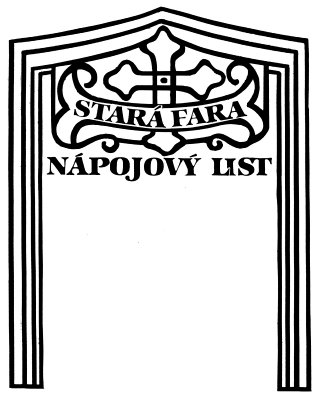 Stará fara - nápojový list