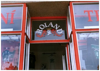 Knihkupectví Roland - vchod (hudebniny)