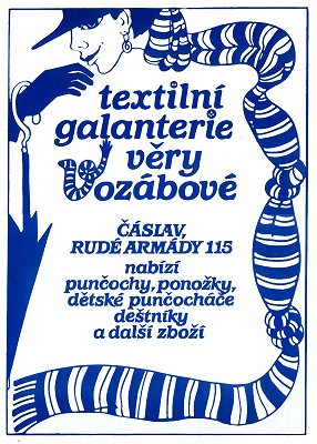 Textilní galanterie Věra Vozábová - plakát